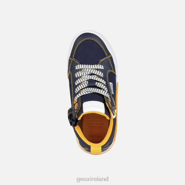 Geox 0ZTB1326 Navy/Yellow Alphabeet Boy