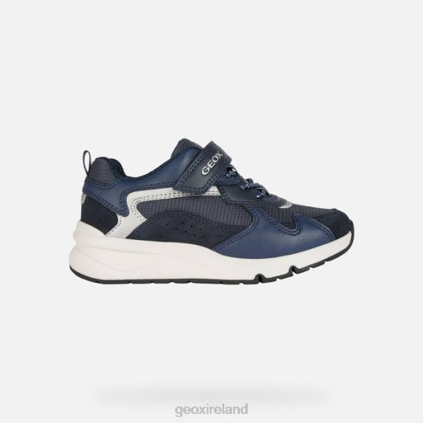 Geox 0ZTB1327 Navy/Silver Rooner Boy