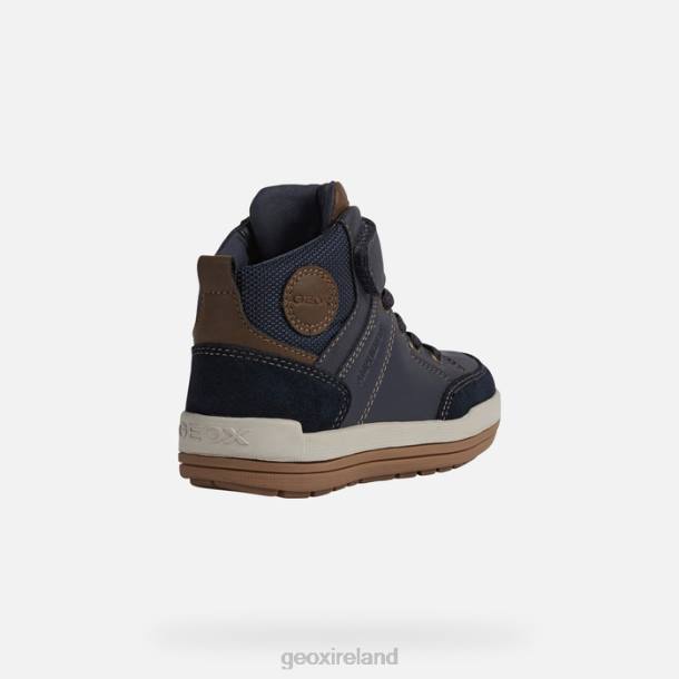 Geox 0ZTB1328 Navy/Lt Brown Charz Abx Boy