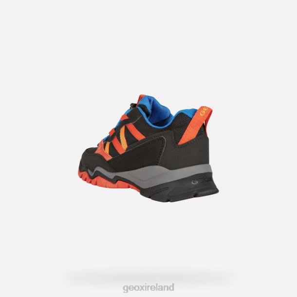 Geox 0ZTB1354 Black/Orange Montrack Abx Boy