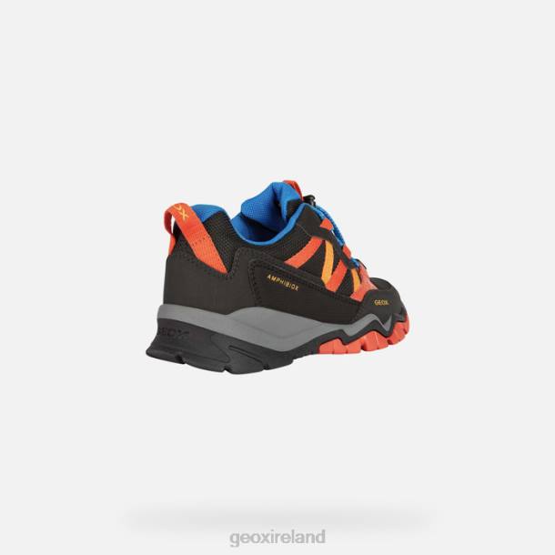 Geox 0ZTB1354 Black/Orange Montrack Abx Boy