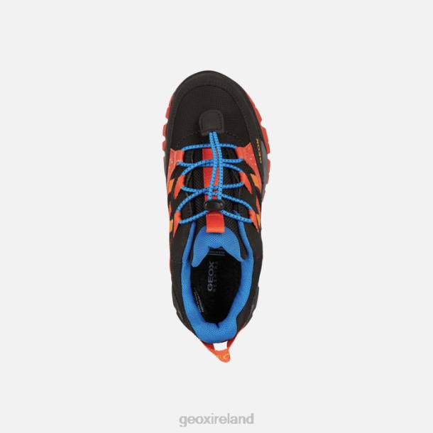 Geox 0ZTB1354 Black/Orange Montrack Abx Boy