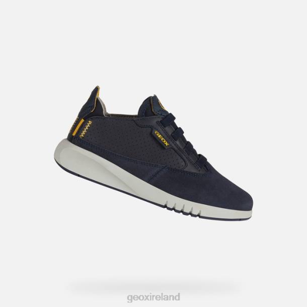 Geox 0ZTB1385 Navy/Ocher Yellow Aeranter Boy