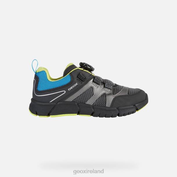 Geox 0ZTB1386 Black/Light Blue Flexyper Boy