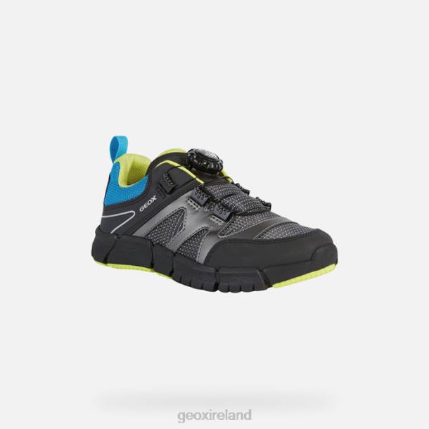 Geox 0ZTB1386 Black/Light Blue Flexyper Boy