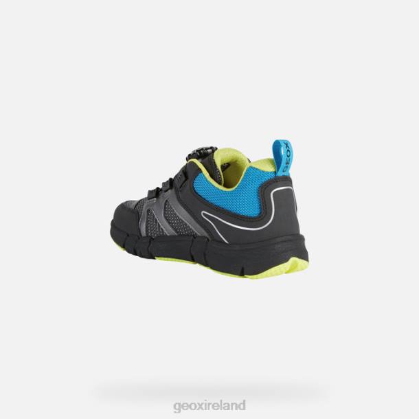 Geox 0ZTB1386 Black/Light Blue Flexyper Boy