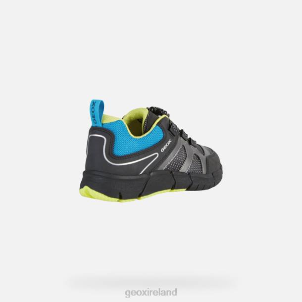 Geox 0ZTB1386 Black/Light Blue Flexyper Boy