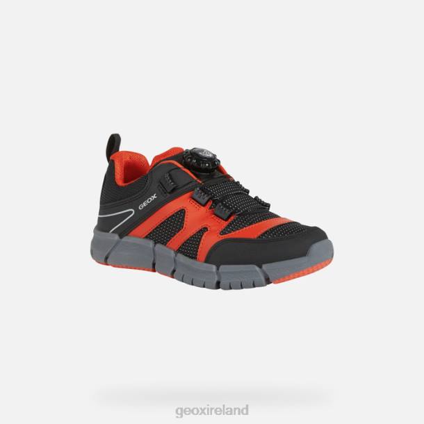 Geox 0ZTB1387 Black/Orange Flexyper Boy