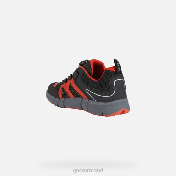 Geox 0ZTB1387 Black/Orange Flexyper Boy