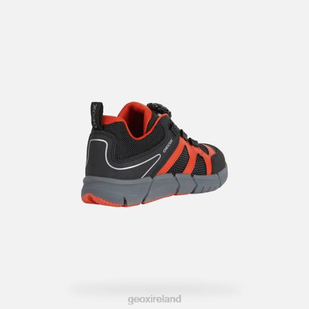 Geox 0ZTB1387 Black/Orange Flexyper Boy