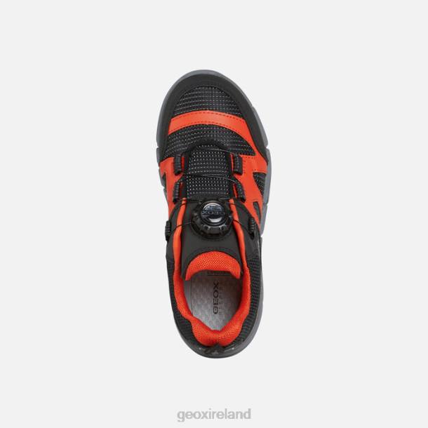 Geox 0ZTB1387 Black/Orange Flexyper Boy