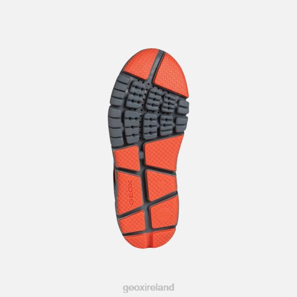 Geox 0ZTB1387 Black/Orange Flexyper Boy