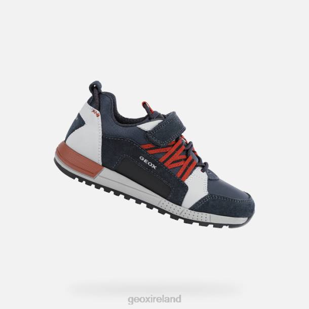 Geox 0ZTB1388 Navy/Red Alben Boy