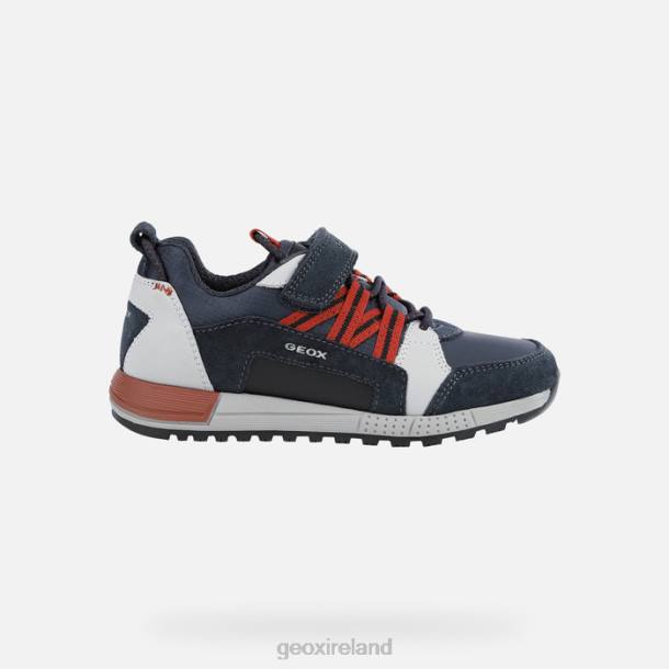 Geox 0ZTB1388 Navy/Red Alben Boy
