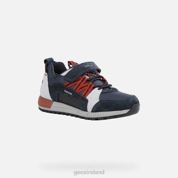 Geox 0ZTB1388 Navy/Red Alben Boy