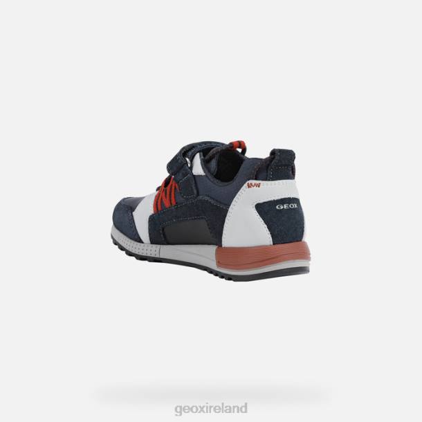 Geox 0ZTB1388 Navy/Red Alben Boy