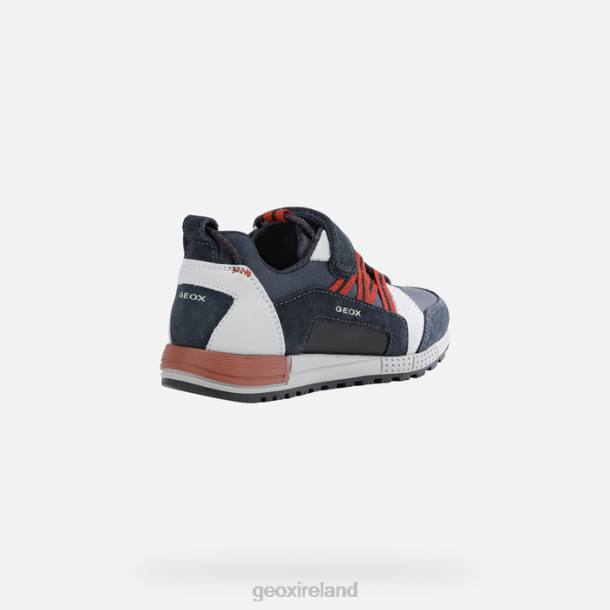 Geox 0ZTB1388 Navy/Red Alben Boy