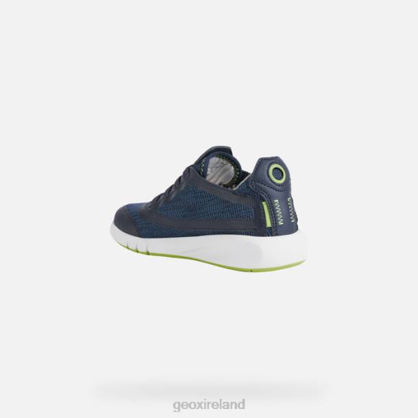 Geox 0ZTB1389 Navy/Lime Green Aeranter Boy