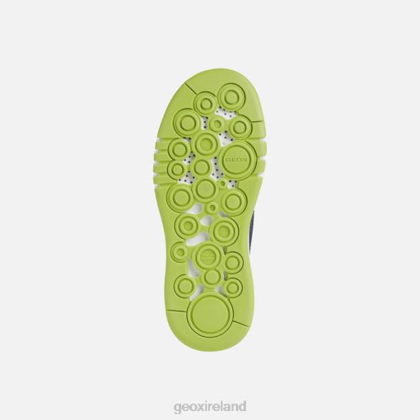 Geox 0ZTB1389 Navy/Lime Green Aeranter Boy