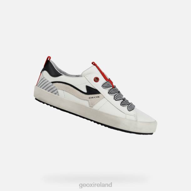 Geox 0ZTB1392 White/Red Alonisso Boy