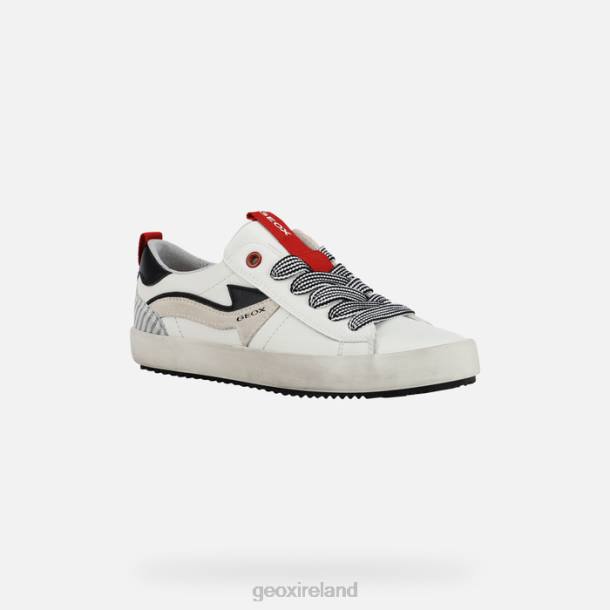 Geox 0ZTB1392 White/Red Alonisso Boy