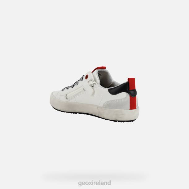 Geox 0ZTB1392 White/Red Alonisso Boy