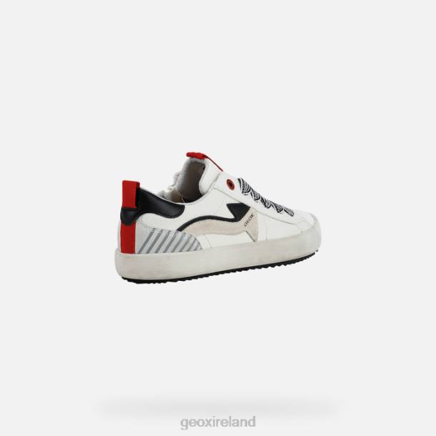 Geox 0ZTB1392 White/Red Alonisso Boy