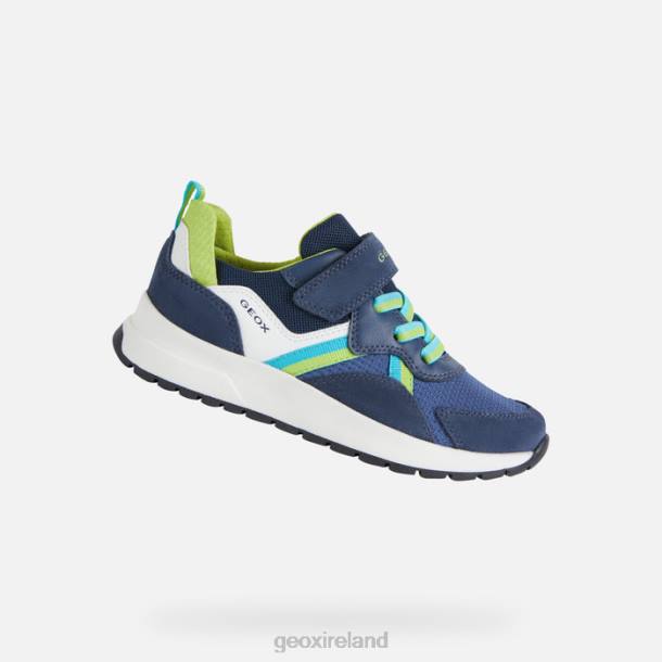 Geox 0ZTB1394 Navy/Lime Briezee Boy