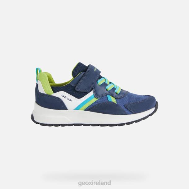 Geox 0ZTB1394 Navy/Lime Briezee Boy