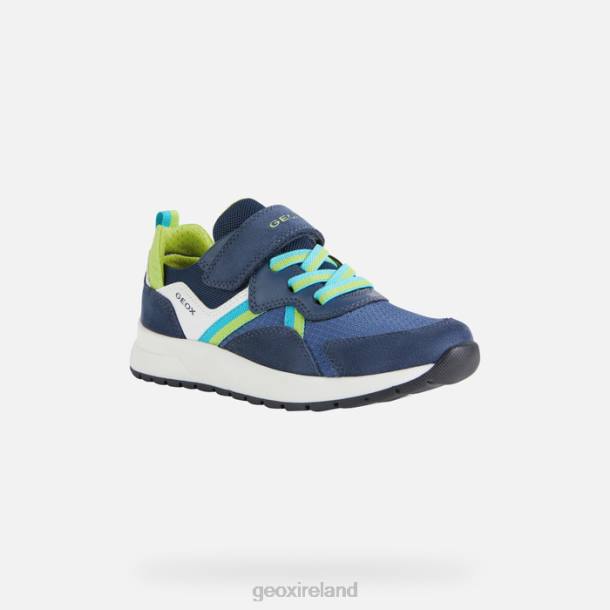 Geox 0ZTB1394 Navy/Lime Briezee Boy