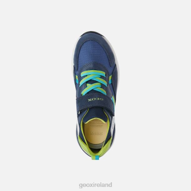 Geox 0ZTB1394 Navy/Lime Briezee Boy