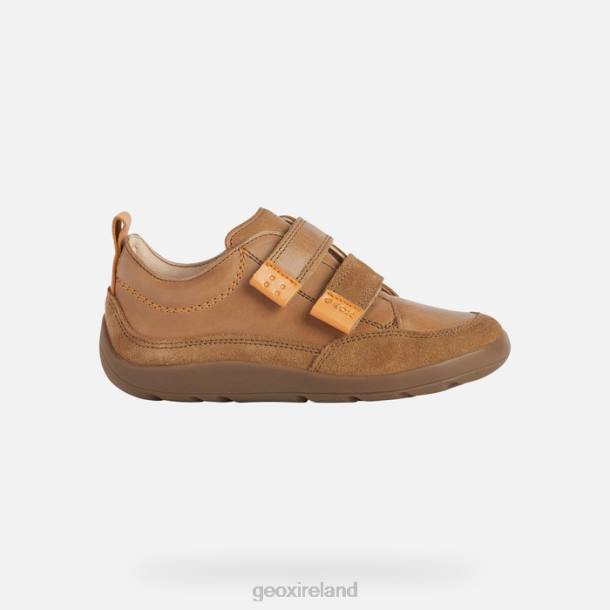 Geox 0ZTB1396 Cognac/Orange Barefeel Boy