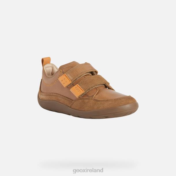 Geox 0ZTB1396 Cognac/Orange Barefeel Boy