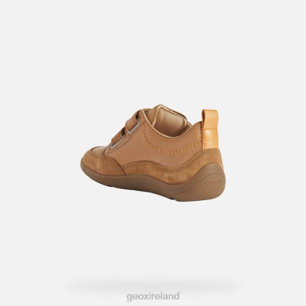 Geox 0ZTB1396 Cognac/Orange Barefeel Boy