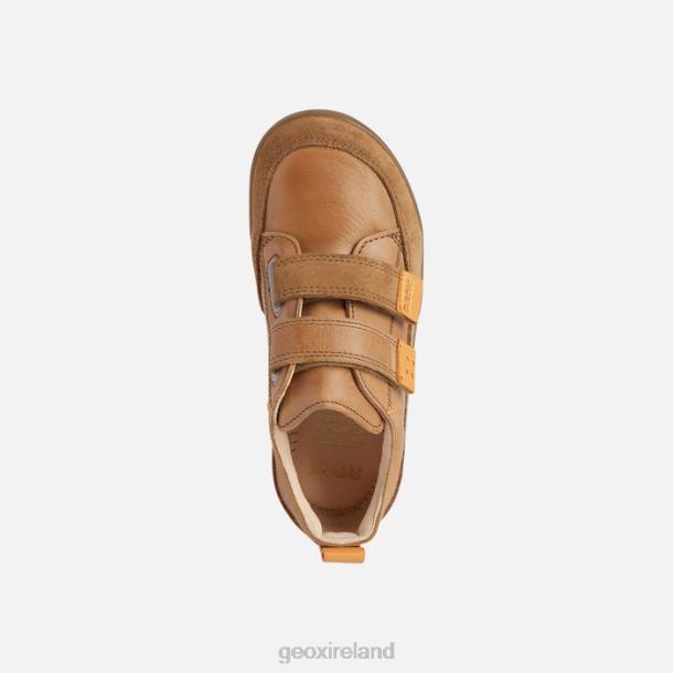 Geox 0ZTB1396 Cognac/Orange Barefeel Boy