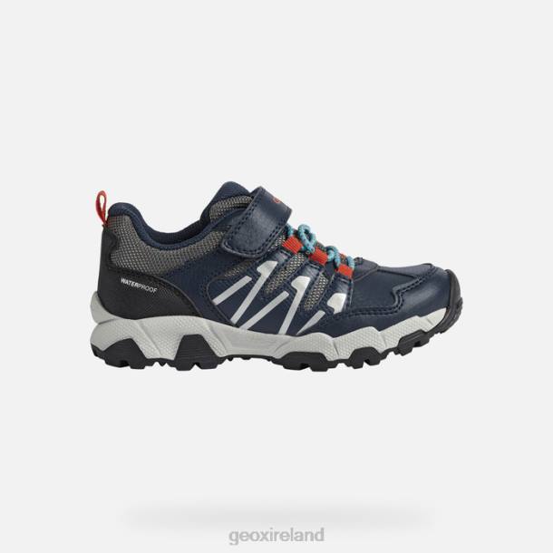 Geox 0ZTB1407 Navy/Red Magnetar Boy