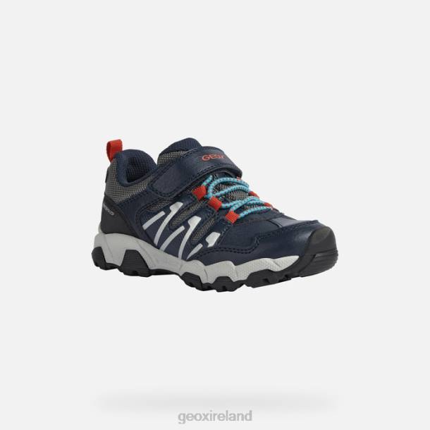 Geox 0ZTB1407 Navy/Red Magnetar Boy