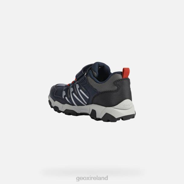 Geox 0ZTB1407 Navy/Red Magnetar Boy