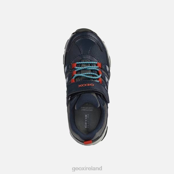 Geox 0ZTB1407 Navy/Red Magnetar Boy