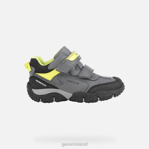 Geox 0ZTB1413 Dark Grey/Lime Baltic Boy