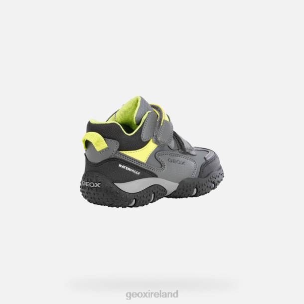 Geox 0ZTB1413 Dark Grey/Lime Baltic Boy