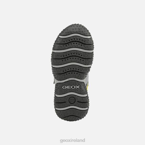Geox 0ZTB1413 Dark Grey/Lime Baltic Boy