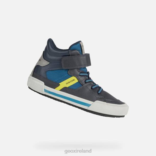 Geox 0ZTB1418 Navy/Lime Alonisso Boy