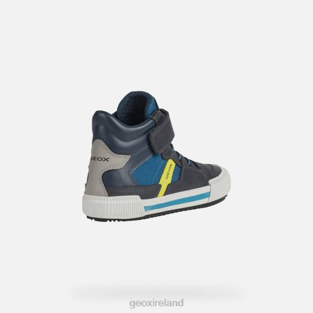 Geox 0ZTB1418 Navy/Lime Alonisso Boy