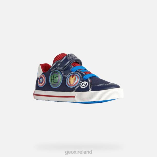 Geox 0ZTB1887 Navy/Red Kilwi Junior