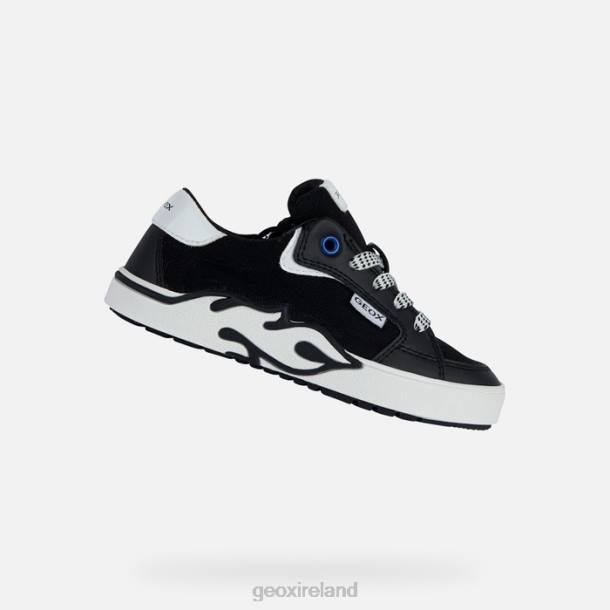 Geox 0ZTB1949 Black/White Alphabeet Boy