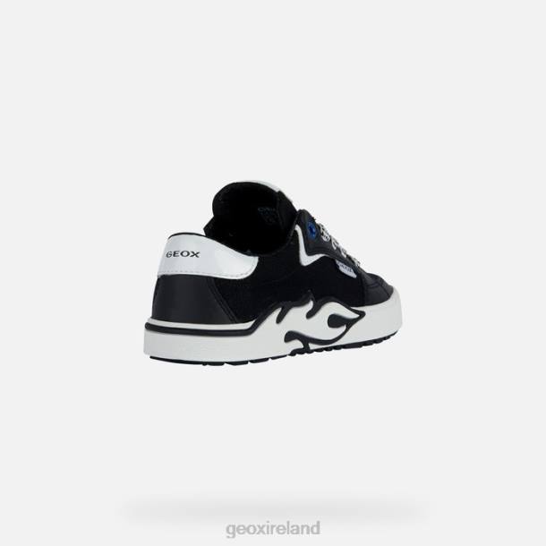 Geox 0ZTB1949 Black/White Alphabeet Boy