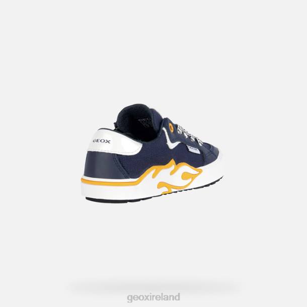 Geox 0ZTB1950 Navy/Yellow Alphabeet Boy