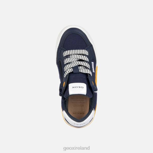 Geox 0ZTB1950 Navy/Yellow Alphabeet Boy