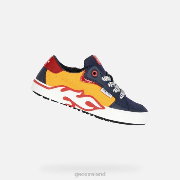 Geox 0ZTB1951 Yellow/Navy Alphabeet Boy